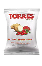 Load image into Gallery viewer, Torres De La Vera Smoked Paprika Potato Chips
