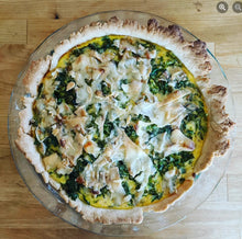 Load image into Gallery viewer, Winter Winds Farm Quiche with Gouda and Tomme
