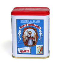 Load image into Gallery viewer, Beautiful tin of Santo Domingo Pimenton de la Vera Picante

